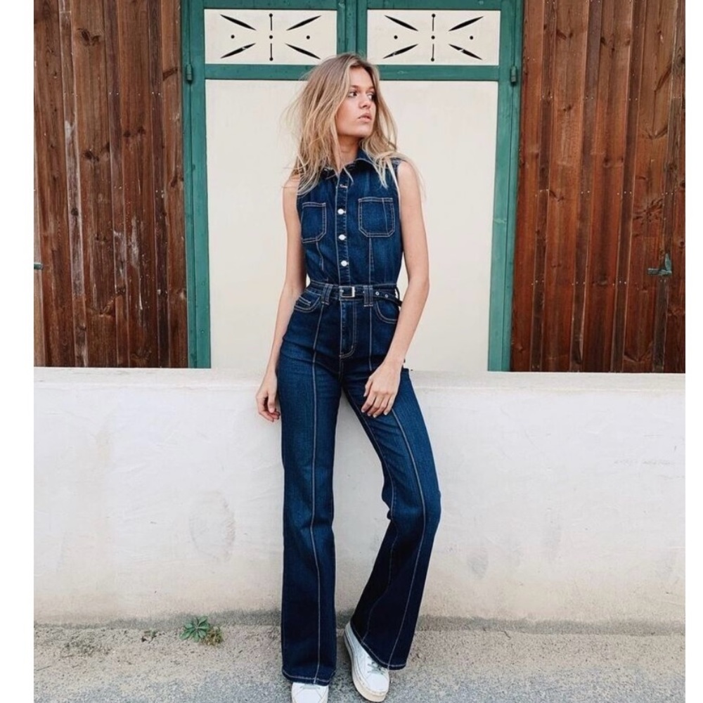 Denim jumpsuit